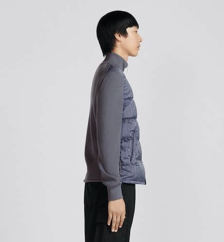 blouson with dior oblique motif|Dior Oblique Blouson Anthracite Grey Wool Knit – DANYOUNGUK.